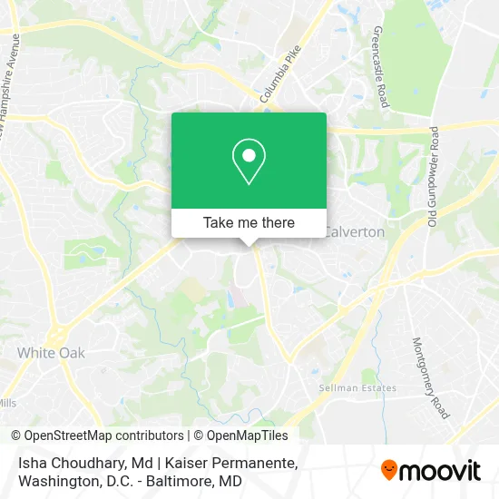 Isha Choudhary, Md | Kaiser Permanente map