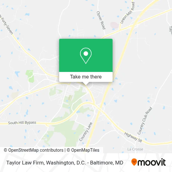 Taylor Law Firm map