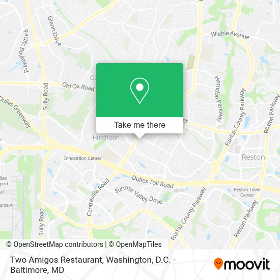 Two Amigos Restaurant map
