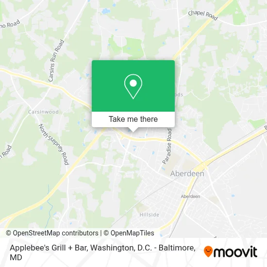 Applebee's Grill + Bar map