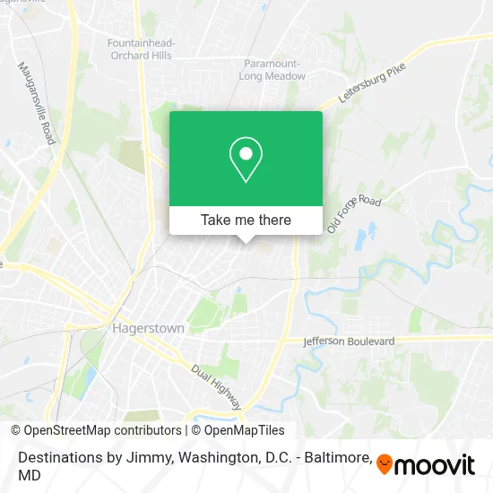 Destinations by Jimmy map