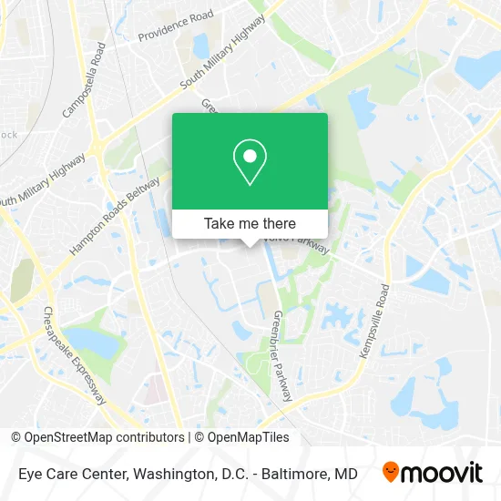 Eye Care Center map