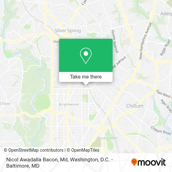 Nicol Awadalla Bacon, Md map