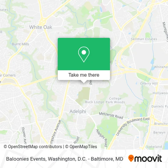 Baloonies Events map