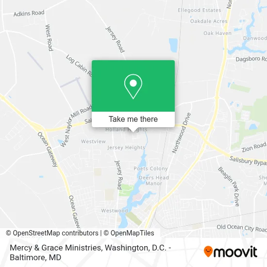 Mercy & Grace Ministries map
