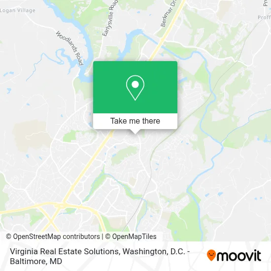 Virginia Real Estate Solutions map