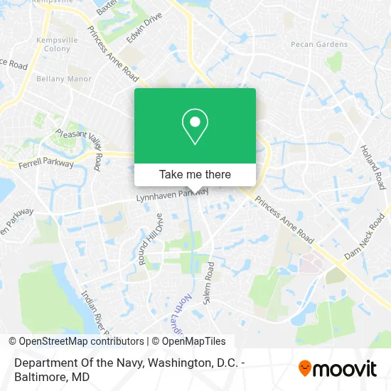 Department Of the Navy map