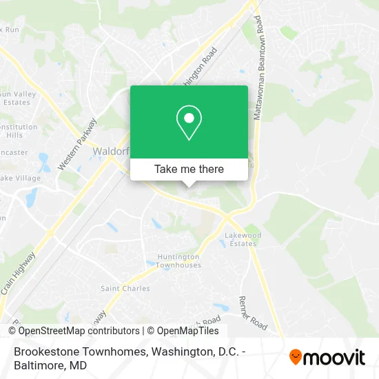 Brookestone Townhomes map