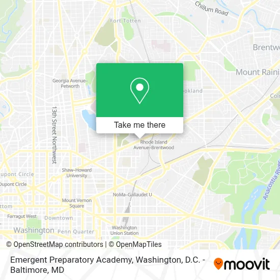 Emergent Preparatory Academy map