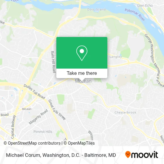Michael Corum map