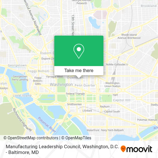 Manufacturing Leadership Council map