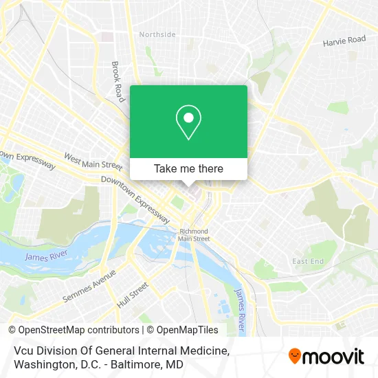Vcu Division Of General Internal Medicine map