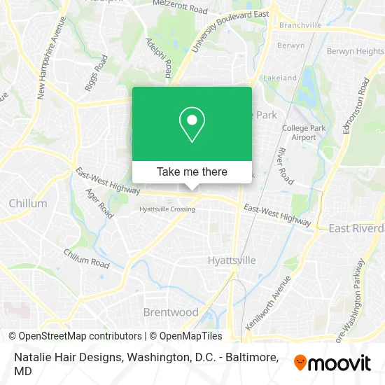 Natalie Hair Designs map