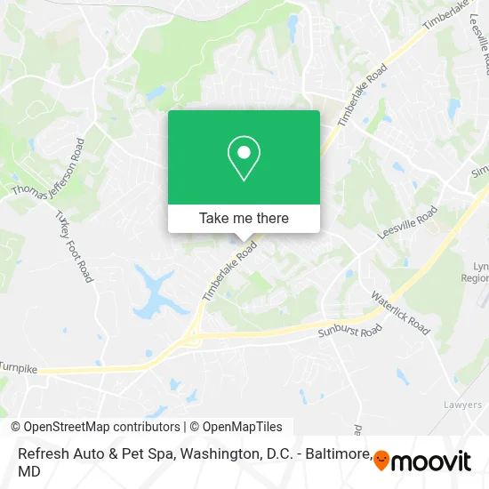 Refresh Auto & Pet Spa map