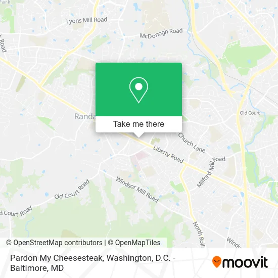 Pardon My Cheesesteak map