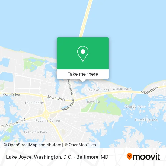 Lake Joyce map