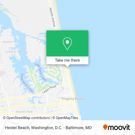 Heidel Beach map