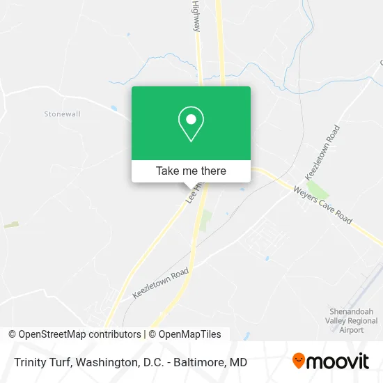 Trinity Turf map
