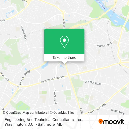 Engineering And Technical Consultants, Inc. map