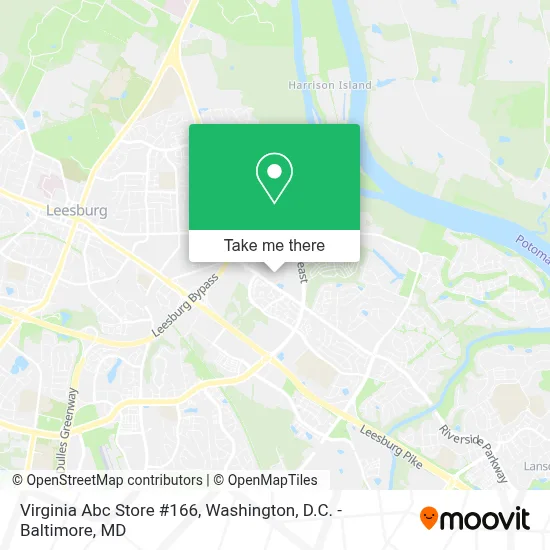 Virginia Abc Store #166 map