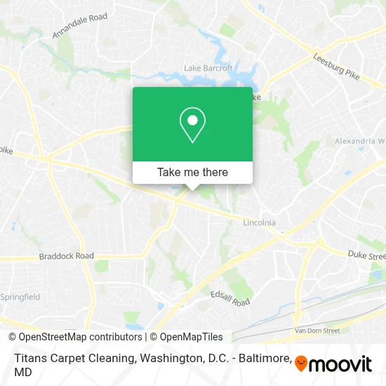 Titans Carpet Cleaning map