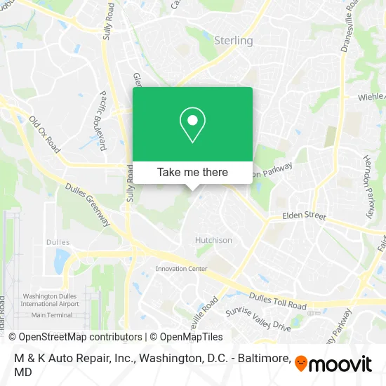 M & K Auto Repair, Inc. map