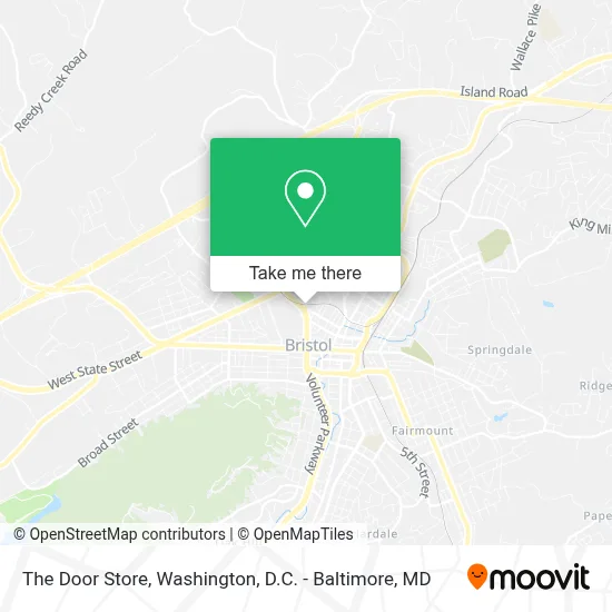 The Door Store map