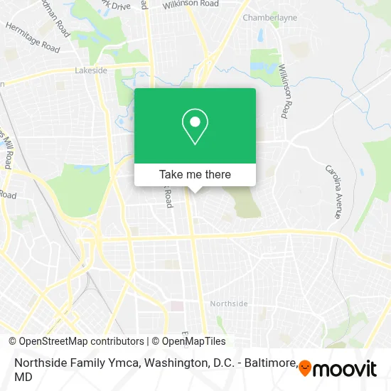 Northside Family Ymca map
