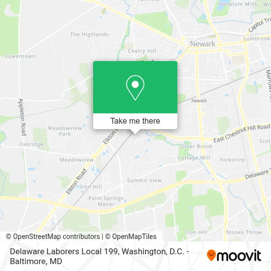 Delaware Laborers Local 199 map