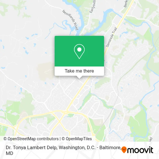 Dr. Tonya Lambert Delp map