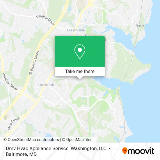 Dmv Hvac Appliance Service map