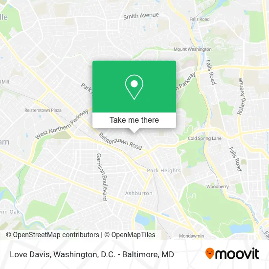 Love Davis map