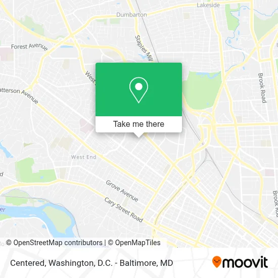 Centered map