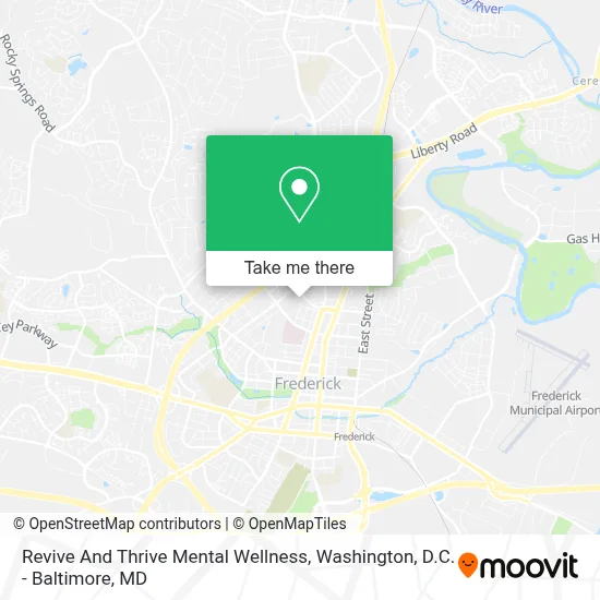 Revive And Thrive Mental Wellness map