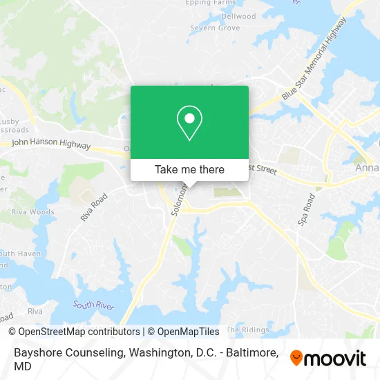Bayshore Counseling map
