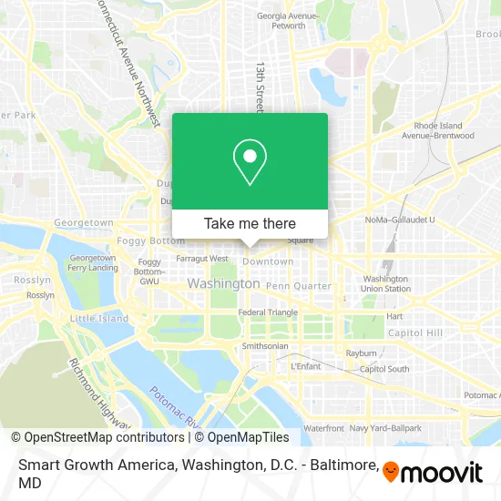 Smart Growth America map