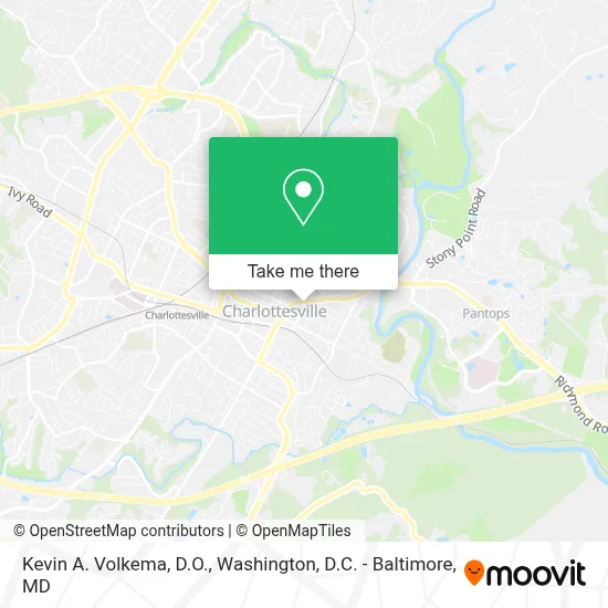 Kevin A. Volkema, D.O. map