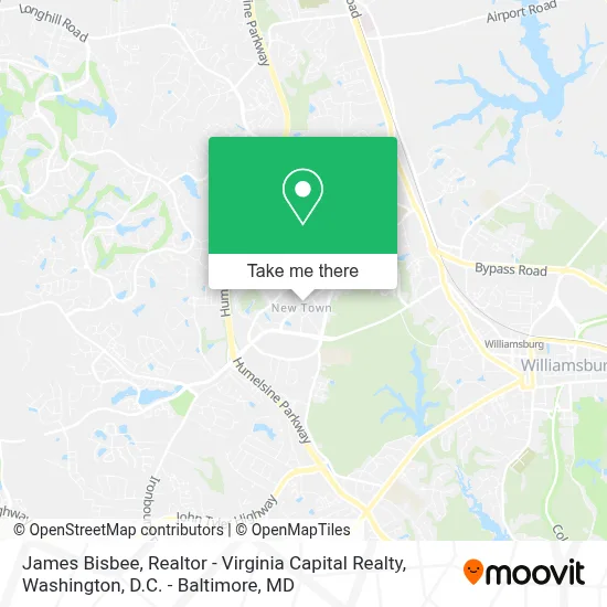 James Bisbee, Realtor - Virginia Capital Realty map