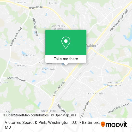 Victoria's Secret & Pink map