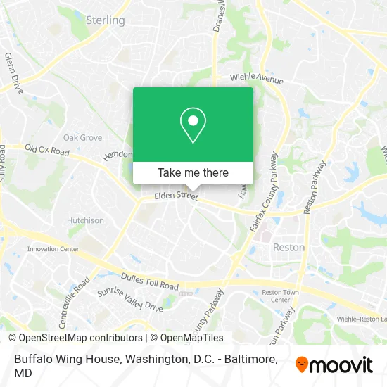 Buffalo Wing House map