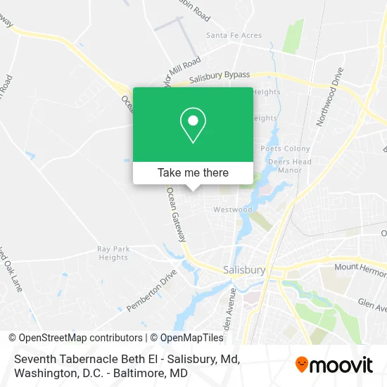 Seventh Tabernacle Beth El - Salisbury, Md map