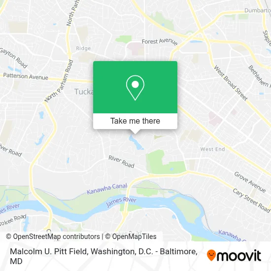 Malcolm U. Pitt Field map