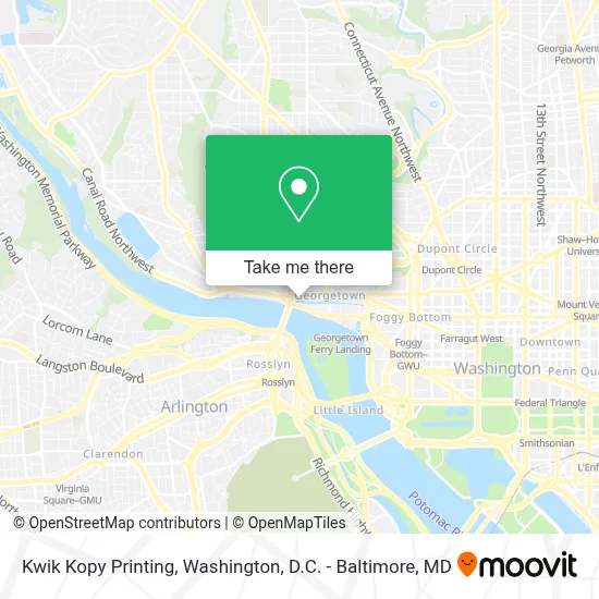 Kwik Kopy Printing map