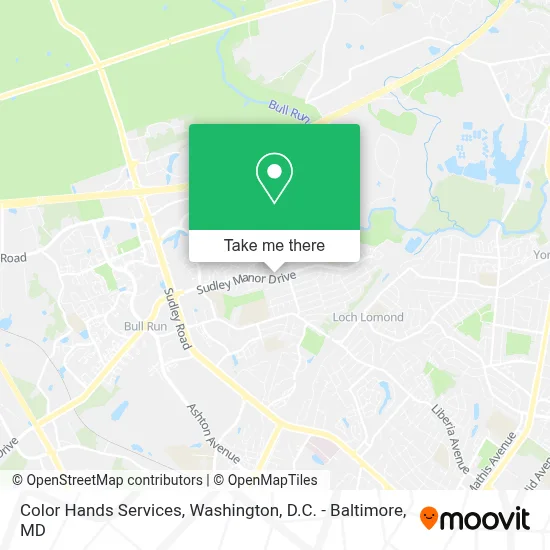 Color Hands Services map