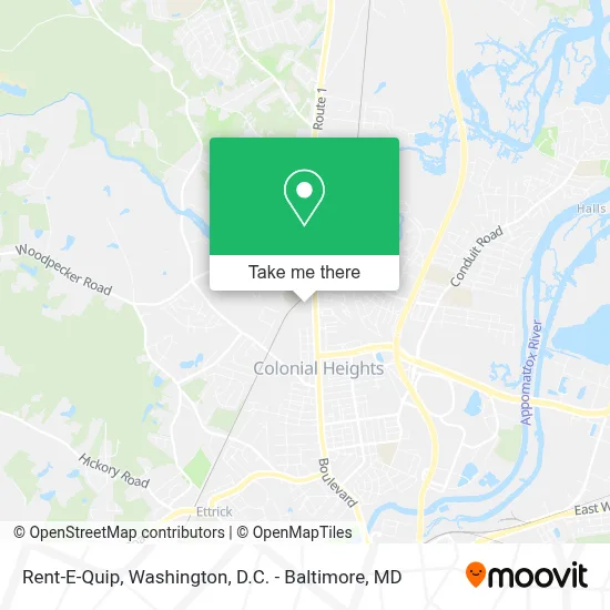 Rent-E-Quip map