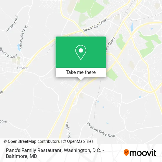 Pano's Family Restaurant map