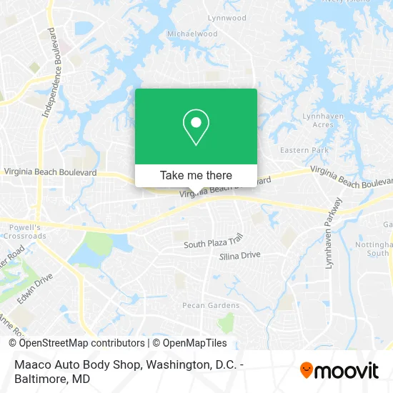 Maaco Auto Body Shop map
