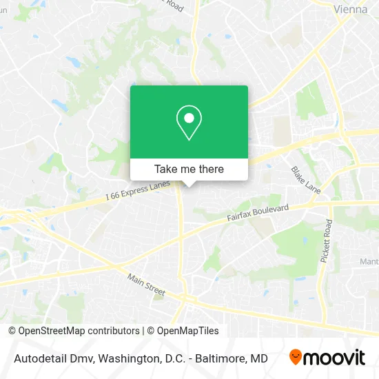 Autodetail Dmv map