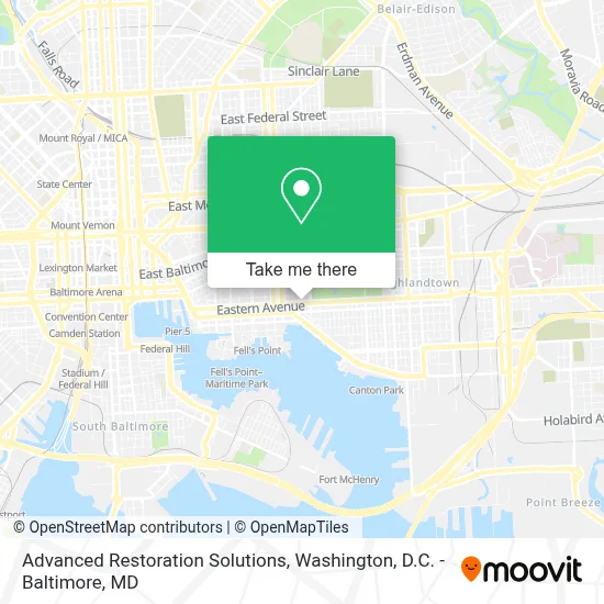Advanced Restoration Solutions map