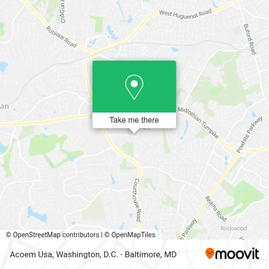 Acoem Usa map